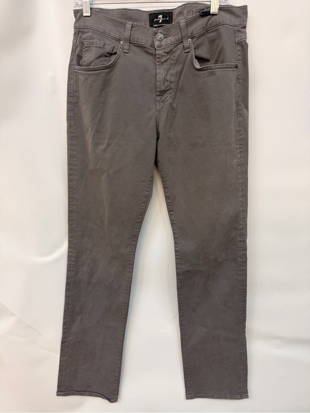 7 For All Mankind Men’s Slim Straight Jeans - Slate Gray Mens size 32